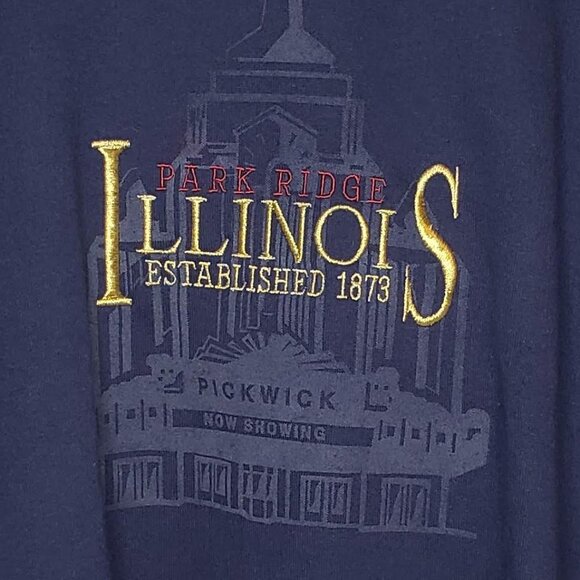 Vintage Dodger Illinois Metallic Embroidered Long Sleeve Sweater L - Picture 3 of 7